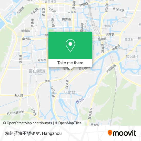 杭州滨海不锈钢材 map