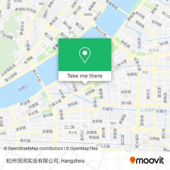 杭州强润实业有限公司 map
