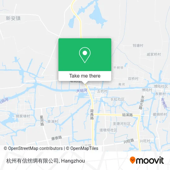 杭州有信丝绸有限公司 map