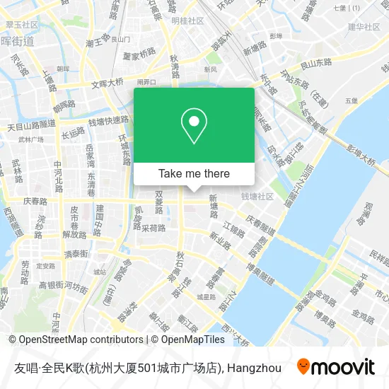 友唱·全民K歌(杭州大厦501城市广场店) map