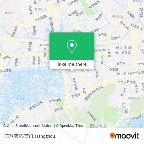 五联西苑-西门 map