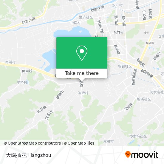 天蝎插座 map