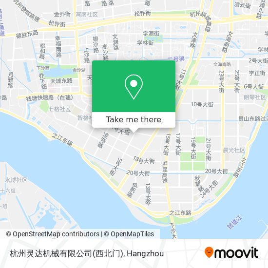 杭州灵达机械有限公司(西北门) map