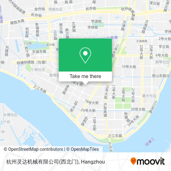 杭州灵达机械有限公司(西北门) map