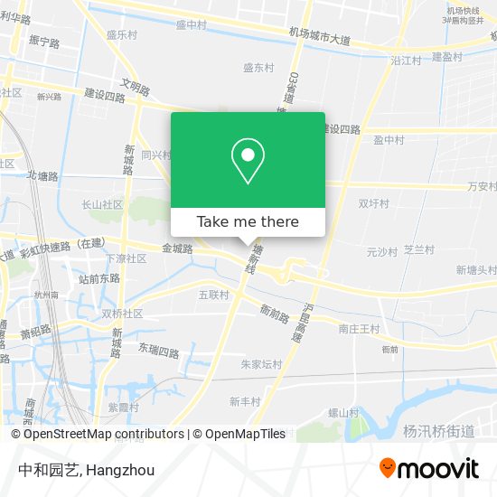 中和园艺 map