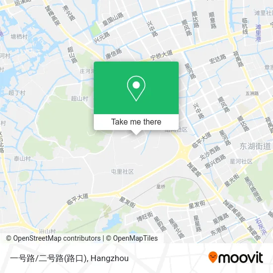一号路/二号路(路口) map