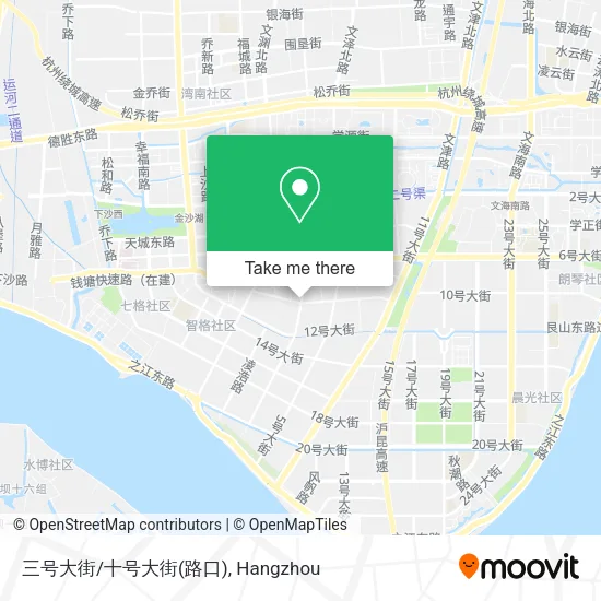 三号大街/十号大街(路口) map