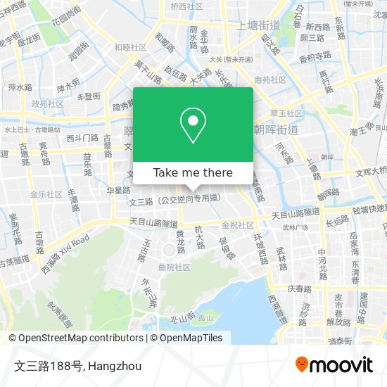文三路188号 map