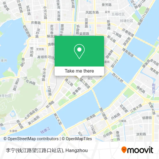 李宁(钱江路望江路口站店) map
