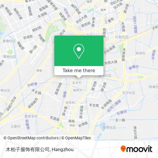 木柏子服饰有限公司 map