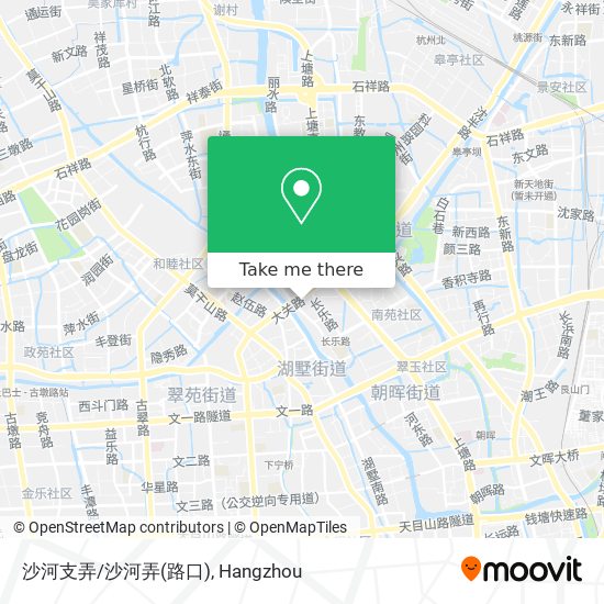 沙河支弄/沙河弄(路口) map