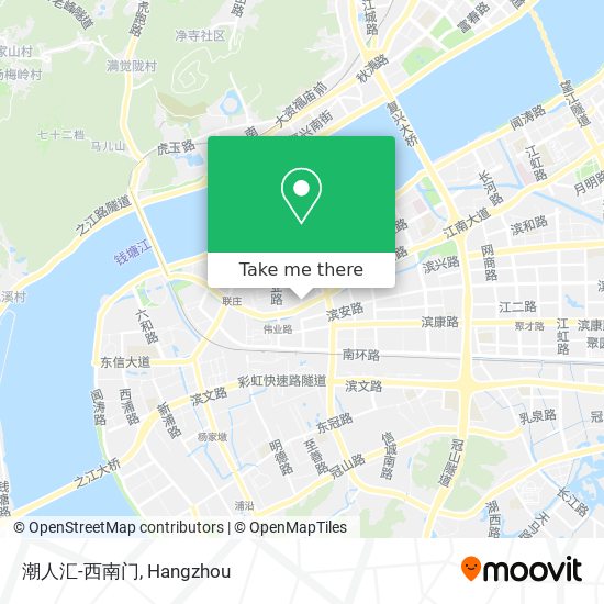 潮人汇-西南门 map