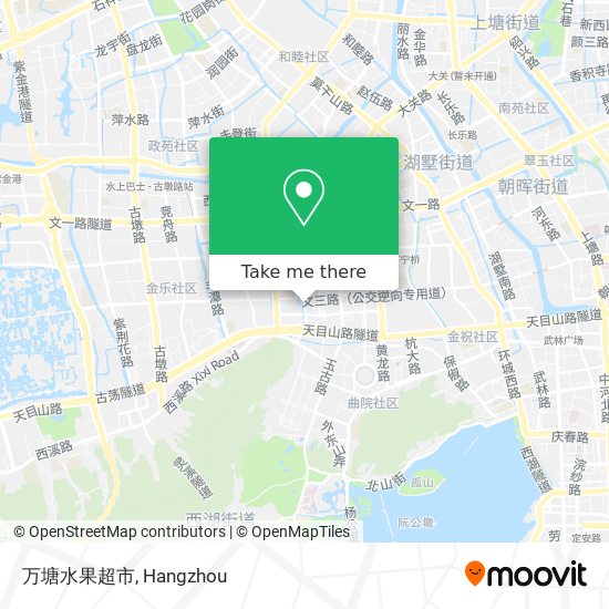 万塘水果超市 map