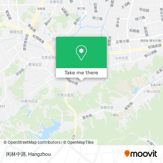 闲林中路 map