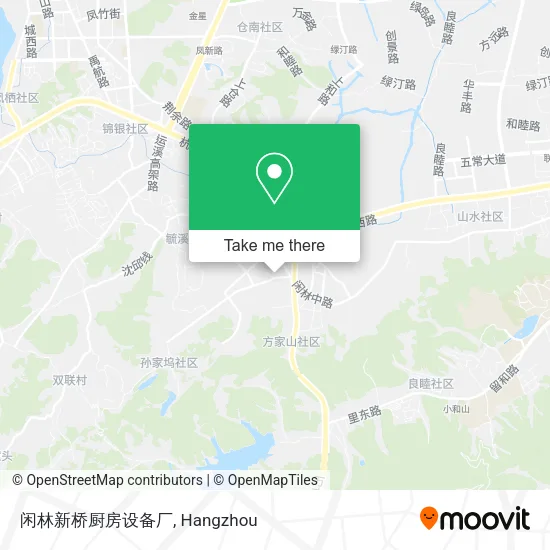 闲林新桥厨房设备厂 map