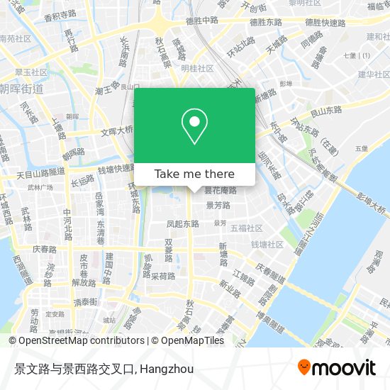 景文路与景西路交叉口 map