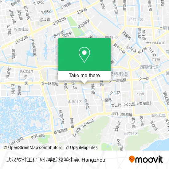 武汉软件工程职业学院校学生会 map