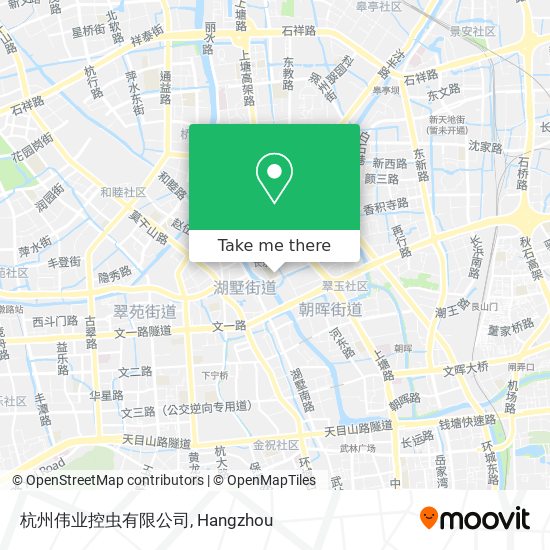 杭州伟业控虫有限公司 map
