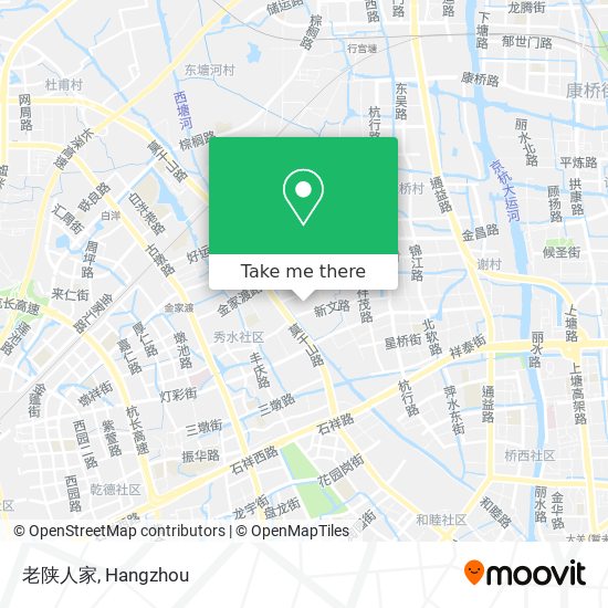 老陕人家 map
