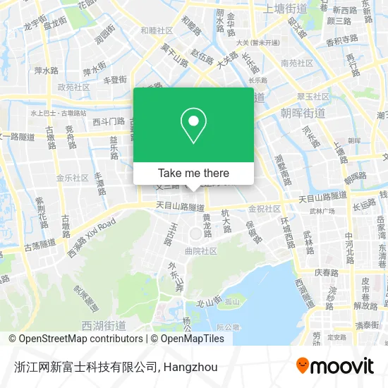 浙江网新富士科技有限公司 map