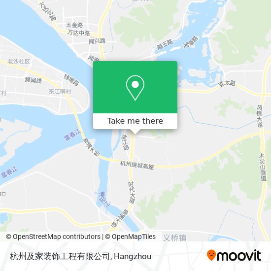 杭州及家装饰工程有限公司 map