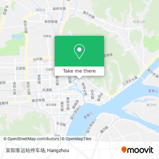 富阳客运站停车场 map