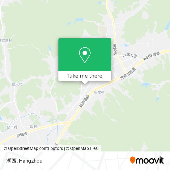 溪西 map