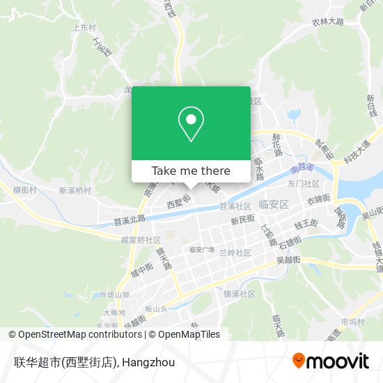 联华超市(西墅街店) map