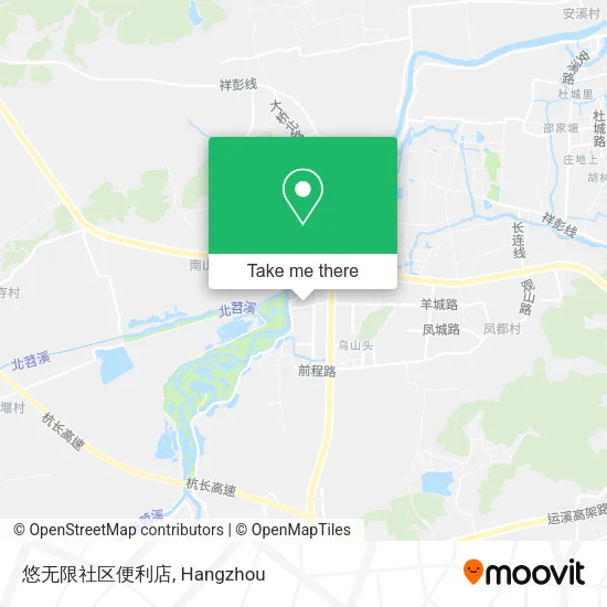 悠无限社区便利店 map