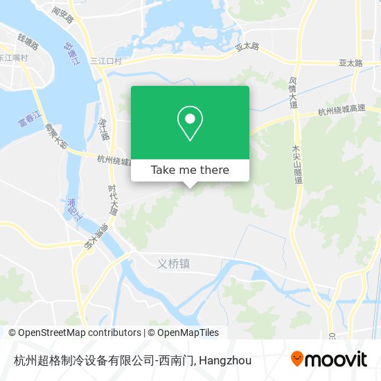 杭州超格制冷设备有限公司-西南门 map