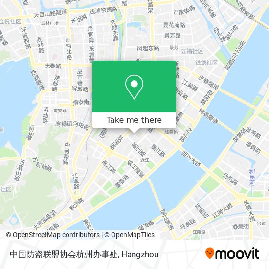 中国防盗联盟协会杭州办事处 map