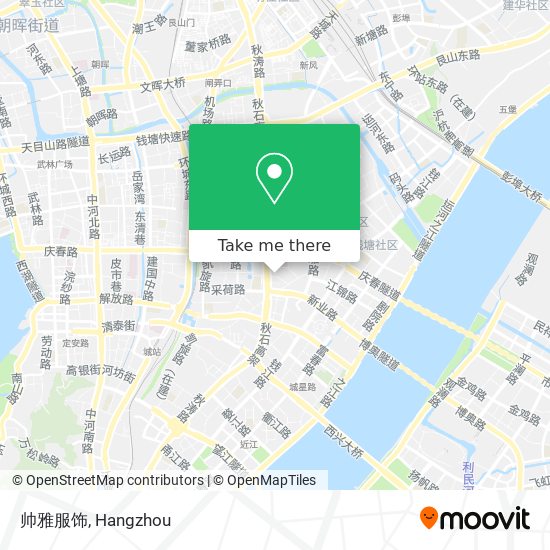 帅雅服饰 map
