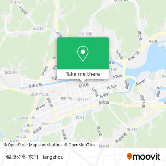 锦城公寓-东门 map