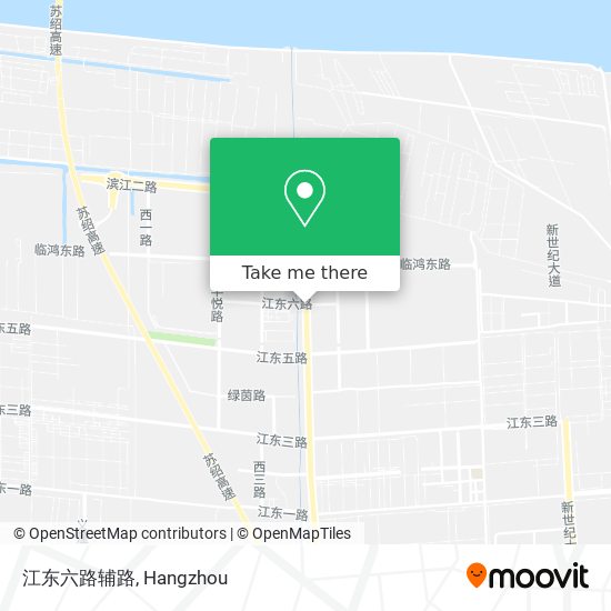 江东六路辅路 map