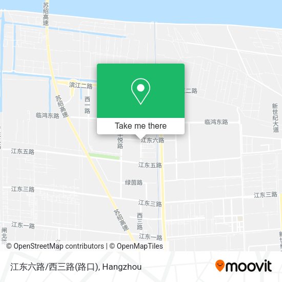江东六路/西三路(路口) map