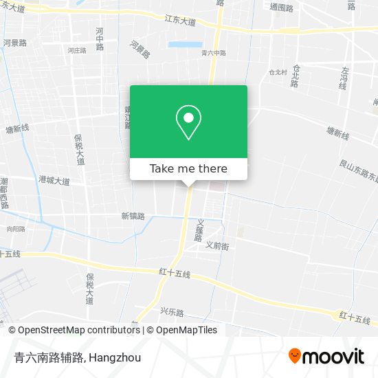 青六南路辅路 map
