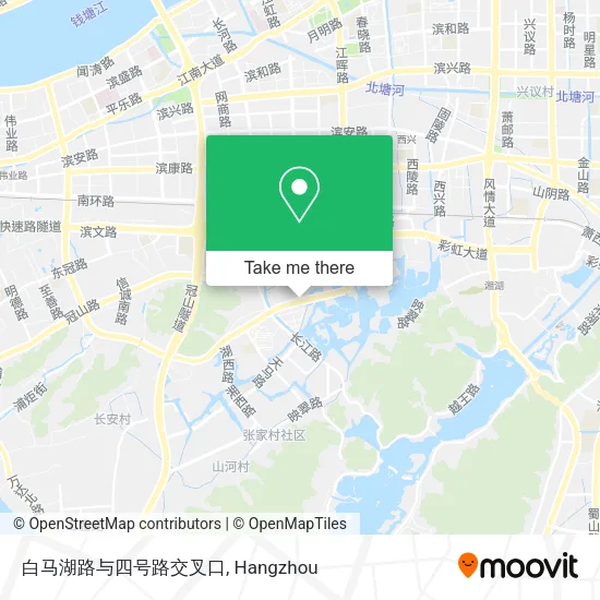 白马湖路与四号路交叉口 map