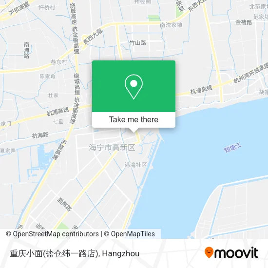 重庆小面(盐仓纬一路店) map