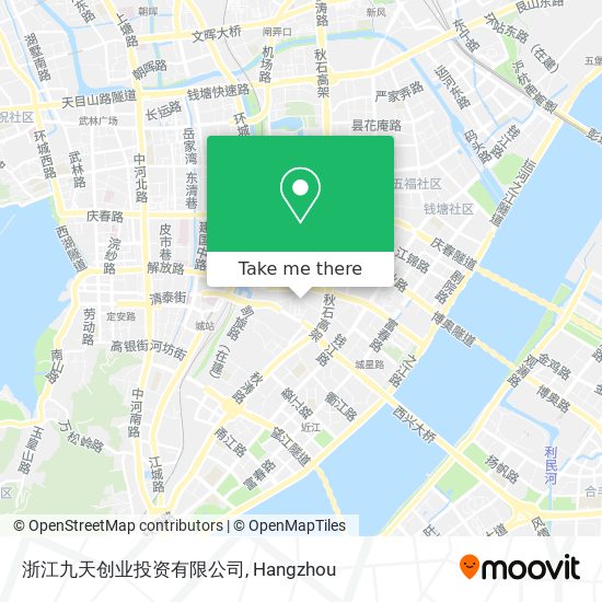 浙江九天创业投资有限公司 map