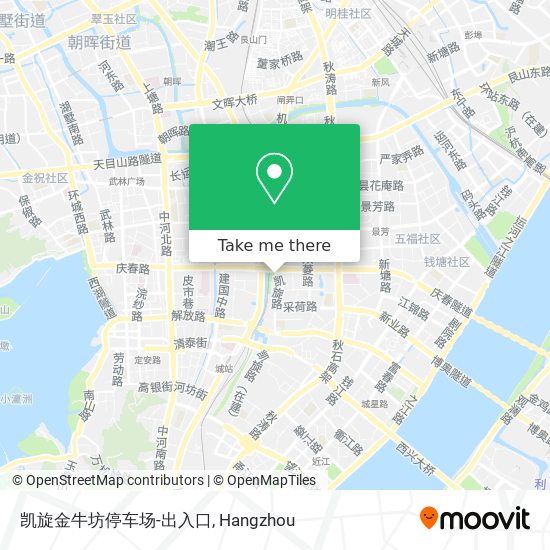 凯旋金牛坊停车场-出入口 map
