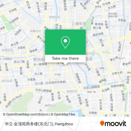华立·金顶苑商务楼(东北门) map