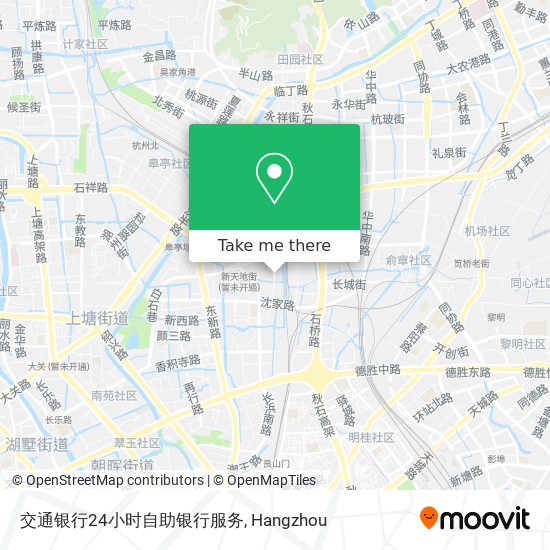 交通银行24小时自助银行服务 map