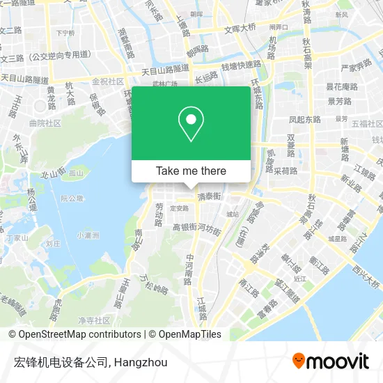 宏锋机电设备公司 map