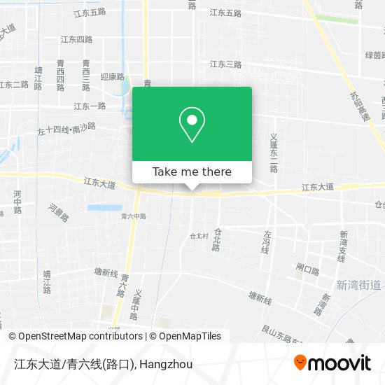 江东大道/青六线(路口) map