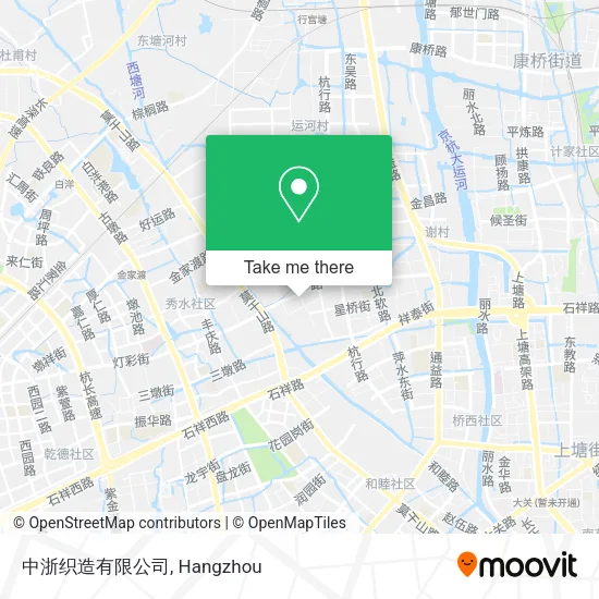 中浙织造有限公司 map