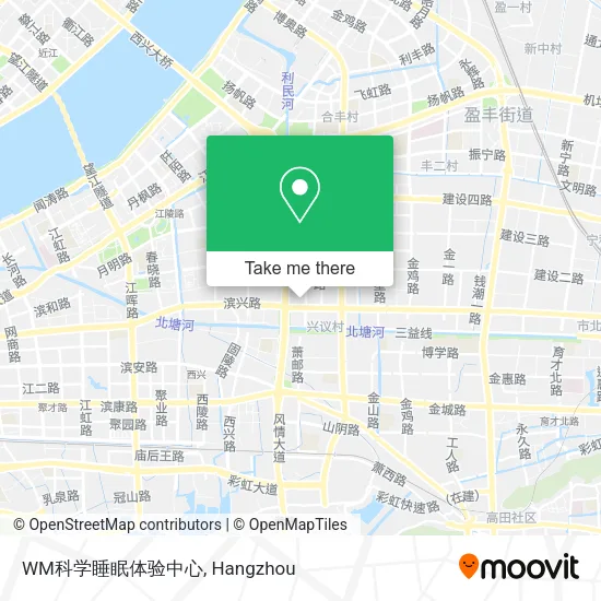 WM科学睡眠体验中心 map