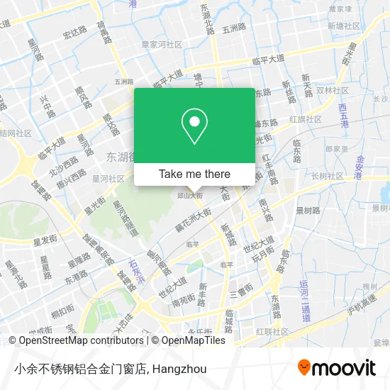 小余不锈钢铝合金门窗店 map