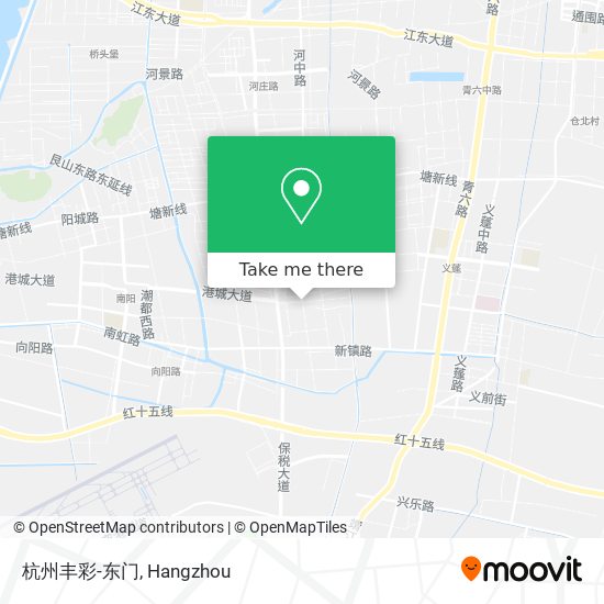 杭州丰彩-东门 map