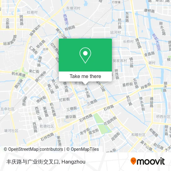 丰庆路与广业街交叉口 map