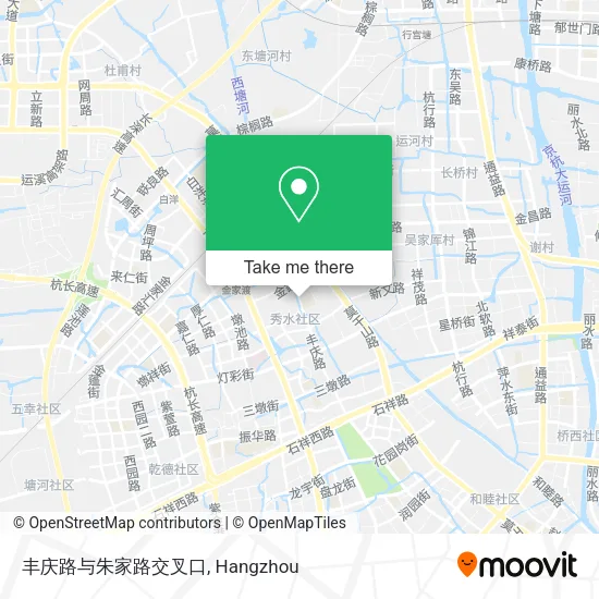 丰庆路与朱家路交叉口 map